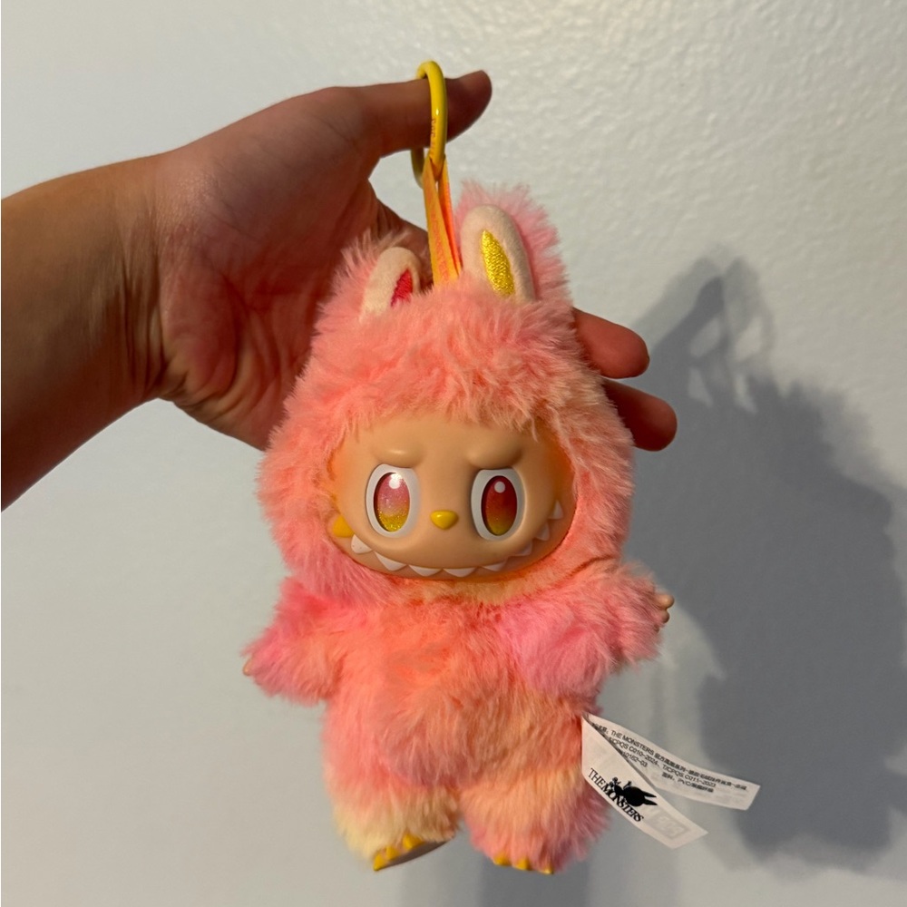 Labubu Loyalty Big Into Energy POP MART Plush Doll Keychain | Like New!